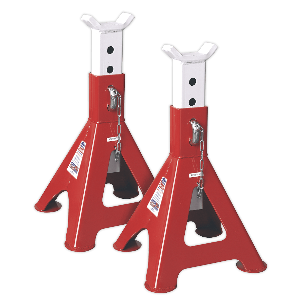 Set dispozitive de sustinere reglabile, 24 tone, Sealey – Cricuri si capre Set dispozitive de sustinere reglabile, 24 tone, Sealey - Cricuri si capre