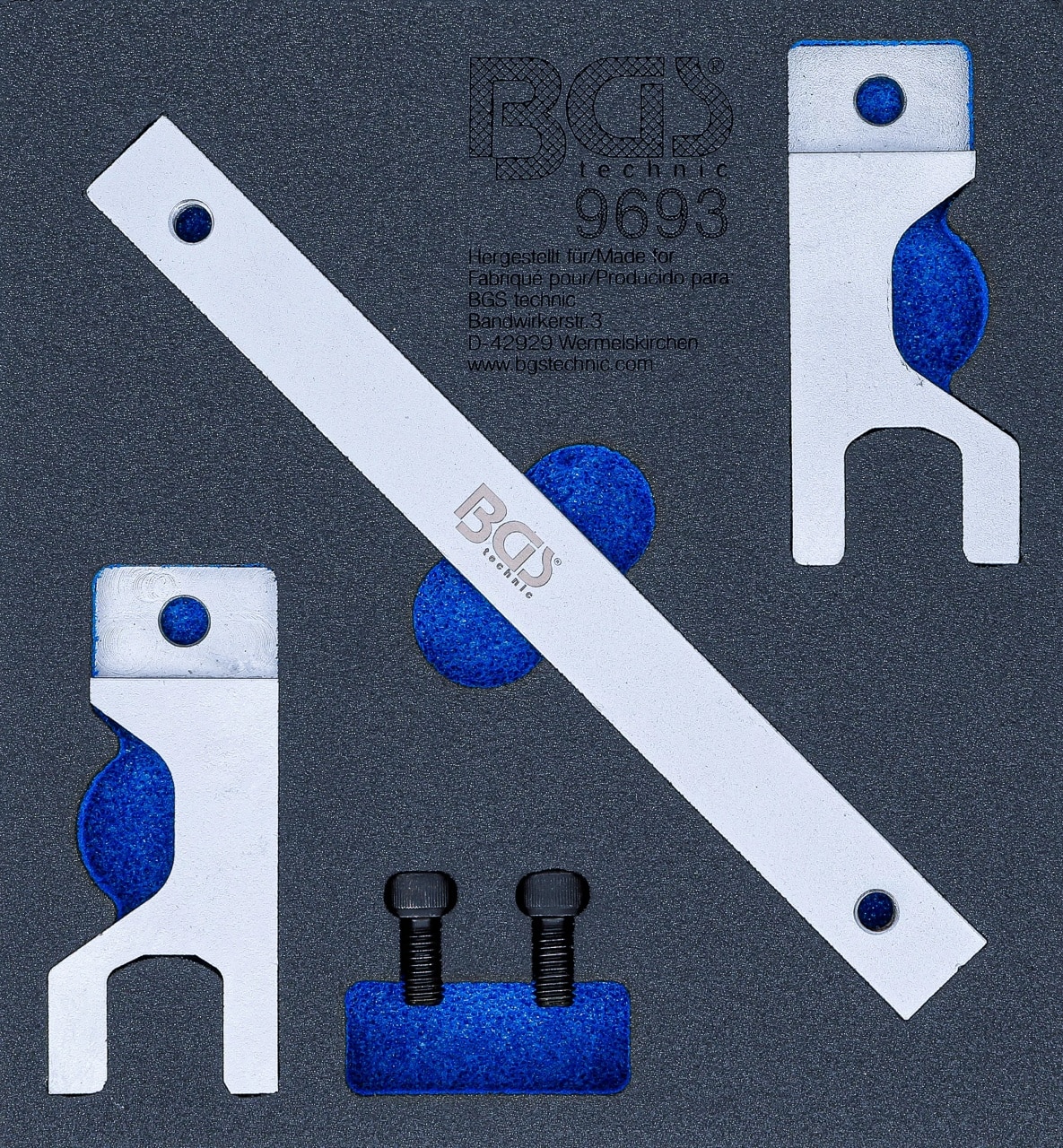 Set dispozitive montare arbori de compensare | pentru Mercedes-Benz OM651, BGS 9693 – Blocaj distributie Set dispozitive montare arbori de compensare | pentru Mercedes-Benz OM651, BGS 9693 - Blocaj distributie