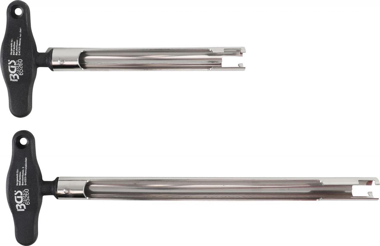 Set extractoare pentru fişe de bujii, 225 + 350 mm, 2 piese, BGS 65260 – Recuperatoare/Extractoare si Prese Set extractoare pentru fişe de bujii, 225 + 350 mm, 2 piese, BGS 65260 - Recuperatoare/Extractoare si Prese