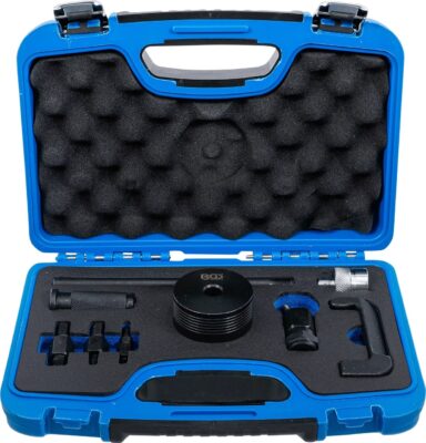 Set extractoare pentru injectoare Bosch, cu ciocan inertial si articulatie de impact + adaptoare, 6 piese, BGS 62635