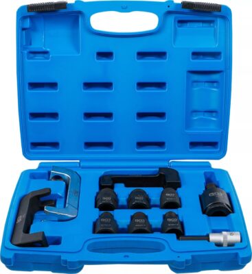 Set extractoare si adaptoare pentru injectoare cu filet interior de : M14x1.0, M17x1.0, M20x1.5, M25x1.0 si M27x1.0, BGS 7777