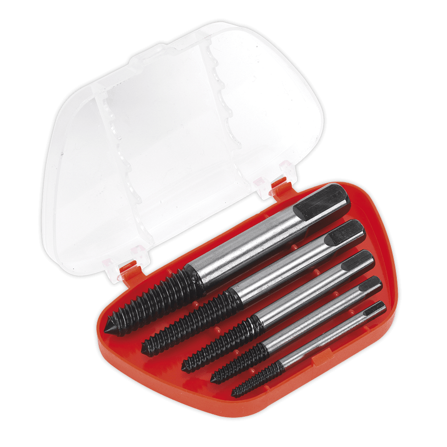 Set extractoare surub cu cheie, 5 piese, Sealey – Recuperatoare/Extractoare si Prese Set extractoare surub cu cheie, 5 piese, Sealey - Recuperatoare/Extractoare si Prese