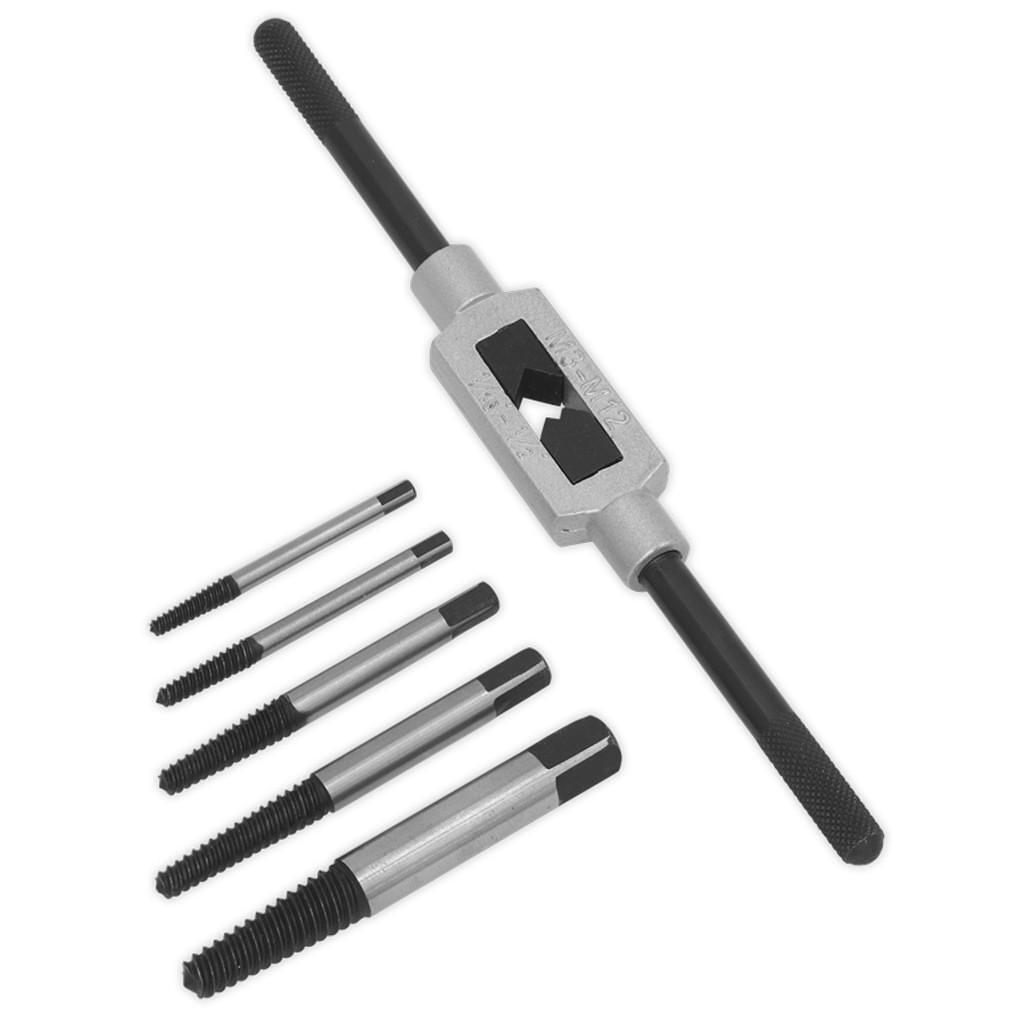 Set extractoare surub cu cheie, 6 piese – In lucru Set extractoare surub cu cheie, 6 piese - In lucru