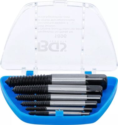 Set extractoare suruburi rupte, 45009 mm, 6 piese, BGS 1896