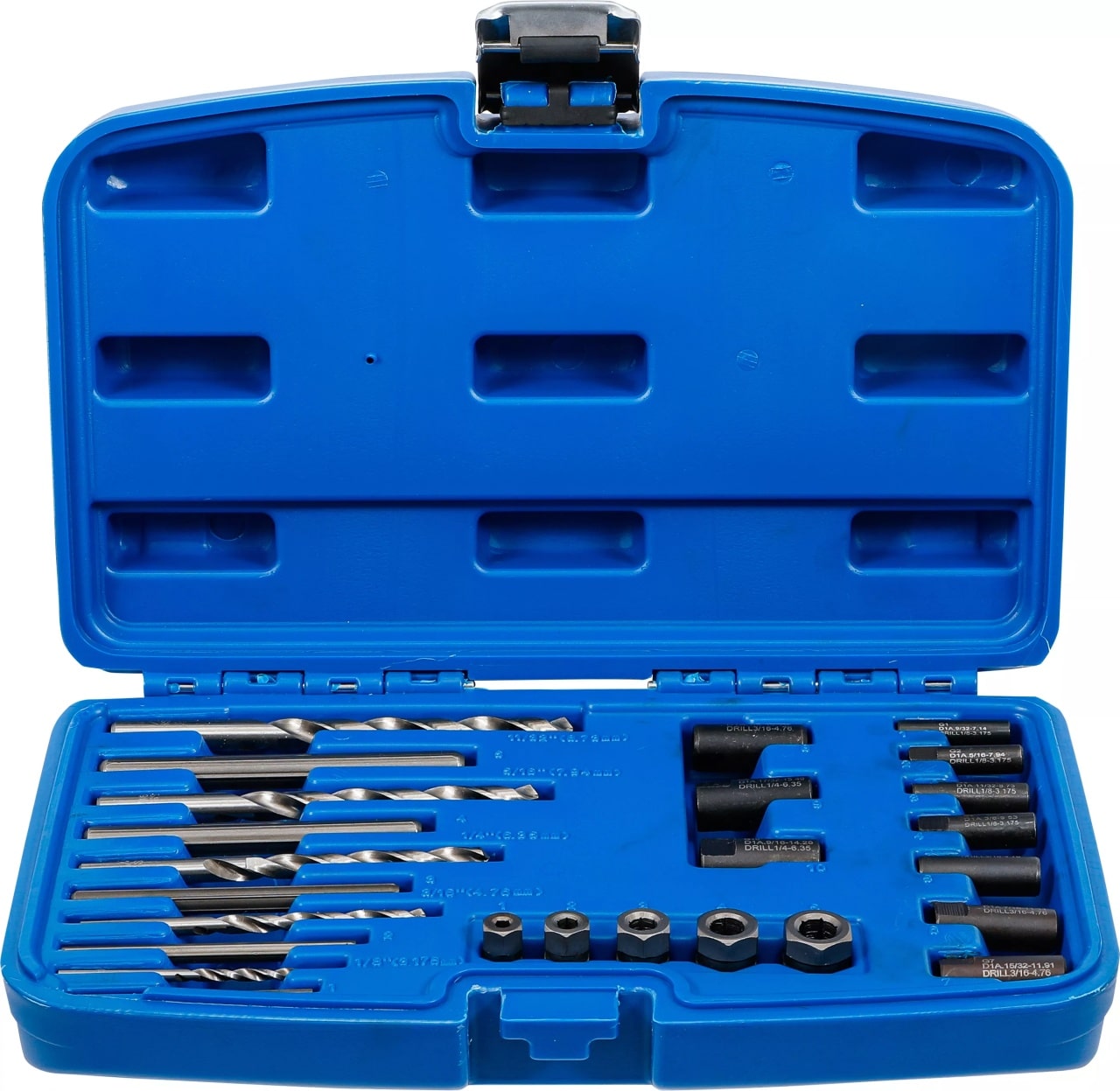 Set extractoare suruburi si prezoane rupte, 25 piese, BGS 8462 – Recuperatoare/Extractoare si Prese Set extractoare suruburi si prezoane rupte, 25 piese, BGS 8462 - Recuperatoare/Extractoare si Prese