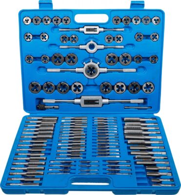 Set filiere si tarozi in Inch, 110 piese, BGS 900