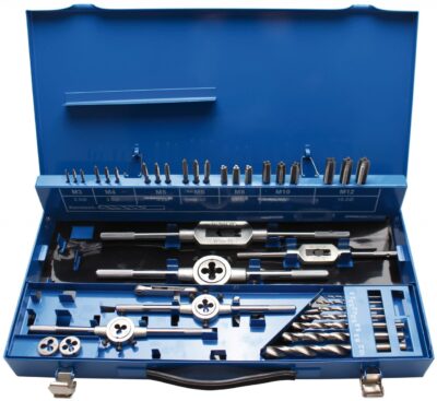 Set filiere si tarozi M3-M12, 44 piese, BGS 1927