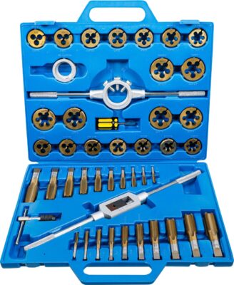 Set filiere si tarozi M6-M24, Tungsten Steel (Titanate), BGS 1899