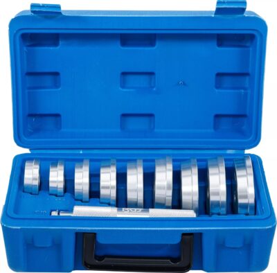 Set flanse pentru montat / demontat simeringuri, inele de etansare, 10 piese, BGS 1522