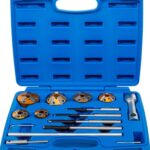 Set freze pentru corectat scaune de supape 28-65 mm, 15 piese, BGS 68346 - Motor