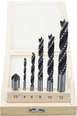 Set freze pentru lemn,6 piese, 45028 mm, BGS 50401
