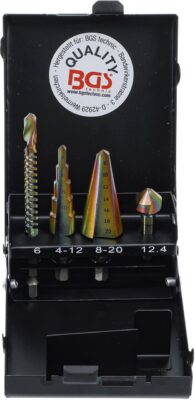 Set freze pentru majorat ,HSS-G Cobalt, 4 piese, BGS 1944