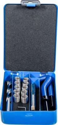 Set Helicoil pentru reparatii filete M12x1.0, 14 piese, BGS 9437