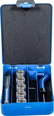 Set Helicoil pentru reparatii filete M18x1.5, 7 piese, BGS 9433