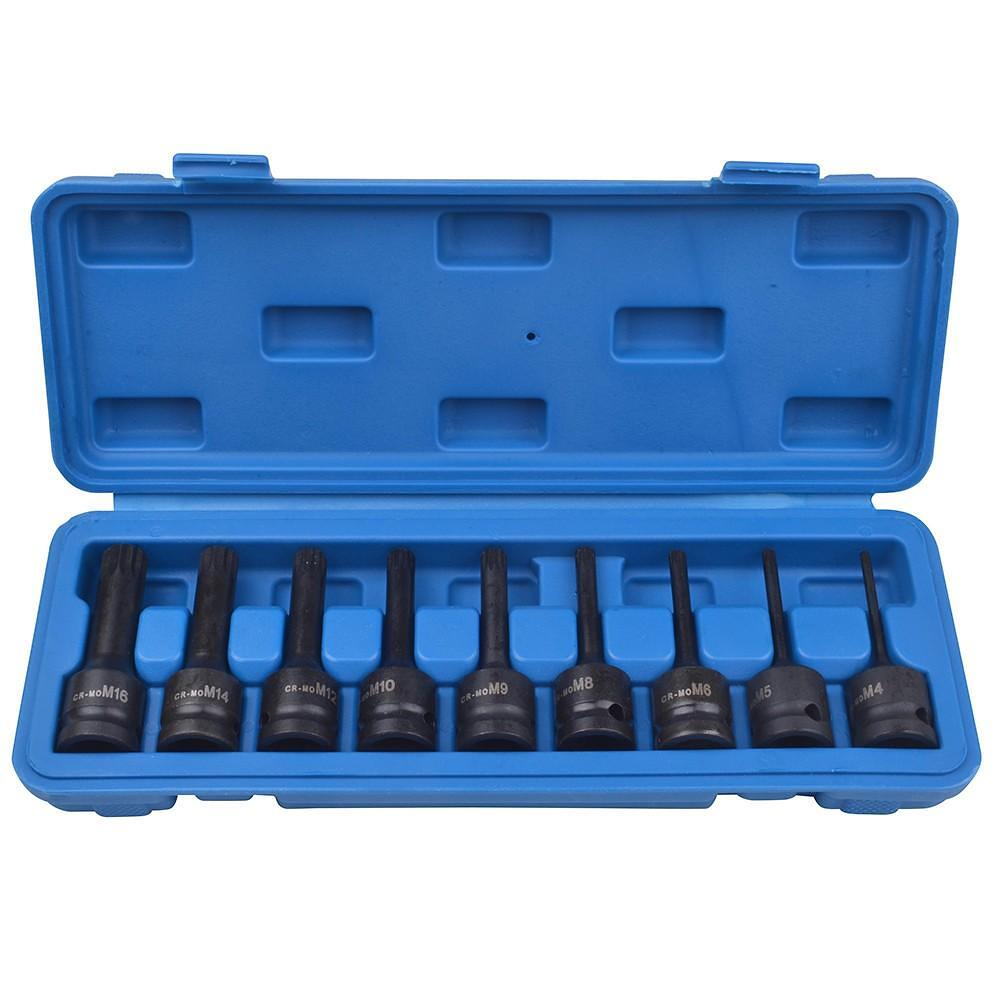Set imbusuri bihexagonale de impact, 1/2”, 9 piese, Marco Tools – In lucru Set imbusuri bihexagonale de impact, 1/2”, 9 piese, Marco Tools - In lucru