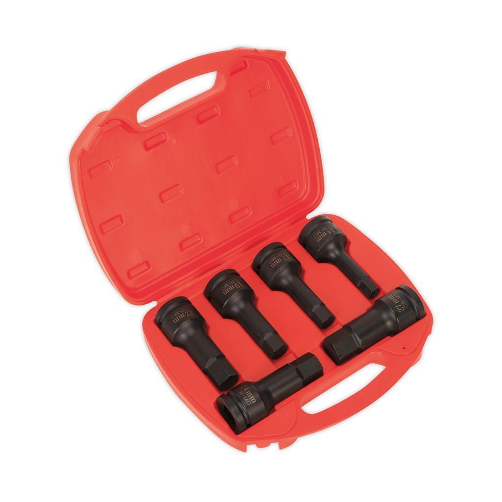 Set imbusuri hexagonale, patrat de actionare 3/4″ – In lucru Set imbusuri hexagonale, patrat de actionare 3/4" - In lucru