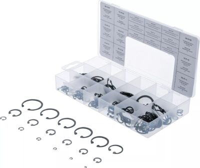 Set inele de siguranţa de interior, Ø 3 - 32 mm, 300 piese, BGS 8049