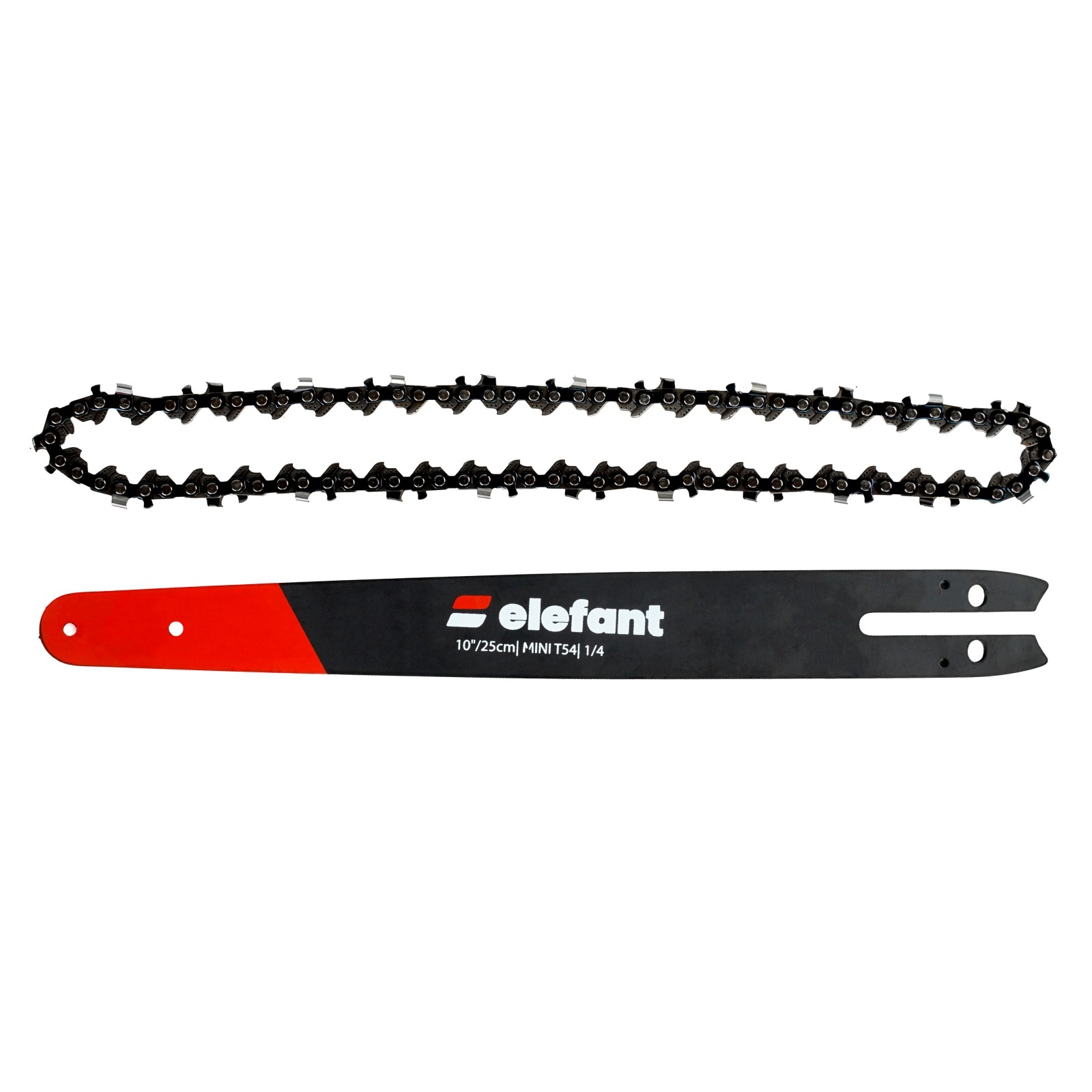 Set lamă + lanț drujbă 10″/25 cm 54T Pas 1/4 1.1 mm ELEFANT – In lucru Set lamă + lanț drujbă 10″/25 cm 54T Pas 1/4 1.1 mm ELEFANT - In lucru