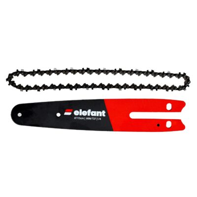 Set lamă + lanț drujbă 6″/15 cm 37T Pas 1/4 1.1 mm ELEFANT
