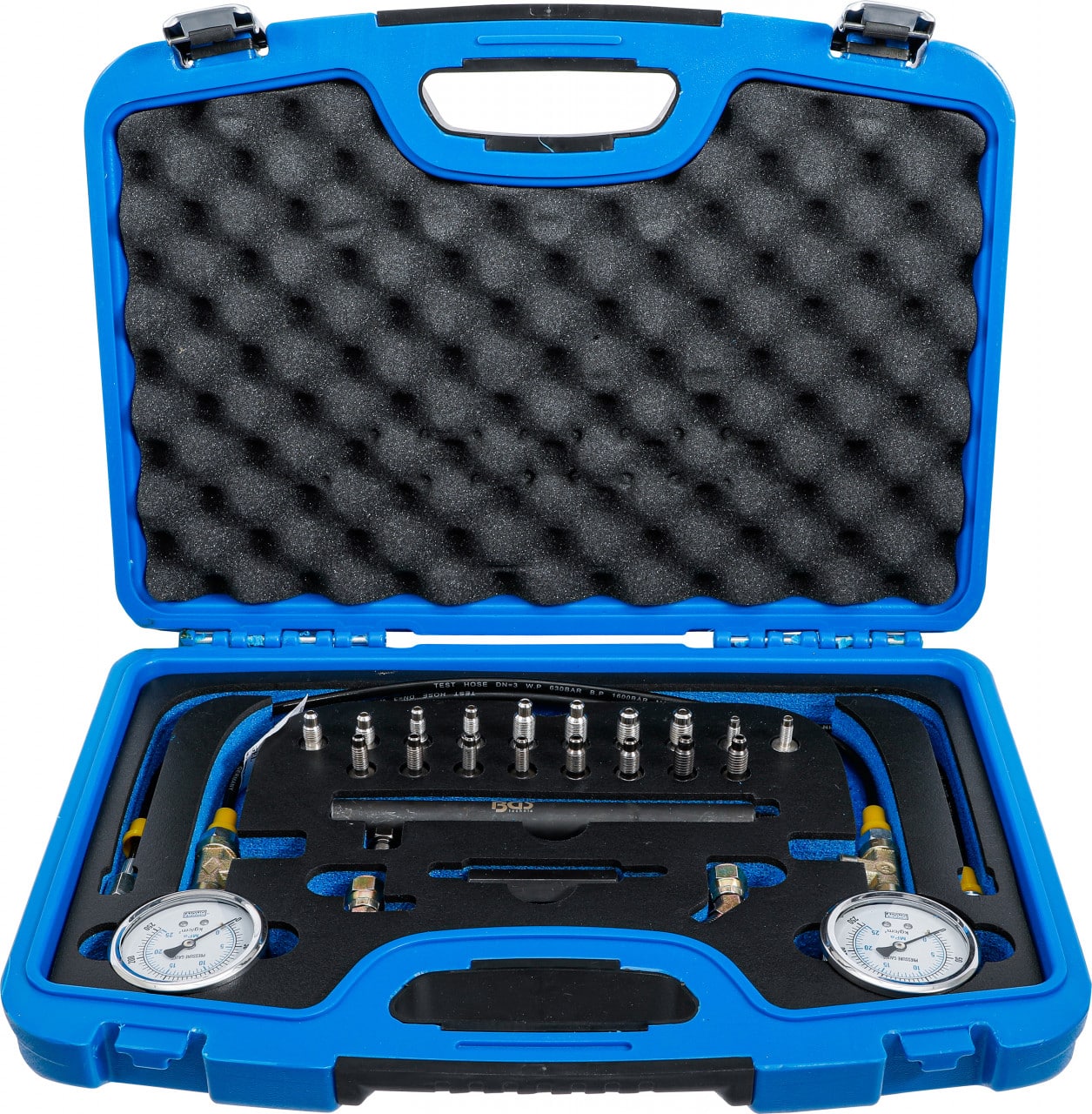 Set manometru testare presiunea la frâne, BGS 1271 – Sistem franare Set manometru testare presiunea la frâne, BGS 1271 - Sistem franare