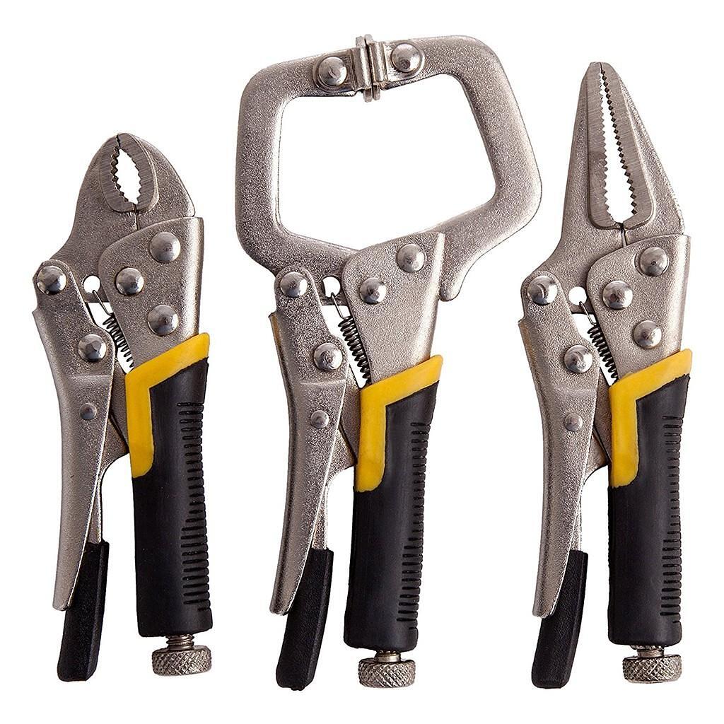Set mini clesti autoblocanti, 3 piese – In lucru Set mini clesti autoblocanti, 3 piese - In lucru