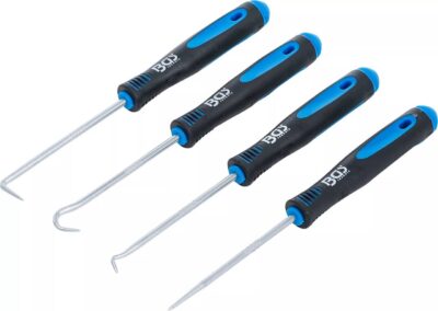 Set minicarlige pentru demontat simeringuri si oringuri, inele de etansare, 4 piese, BGS 8451
