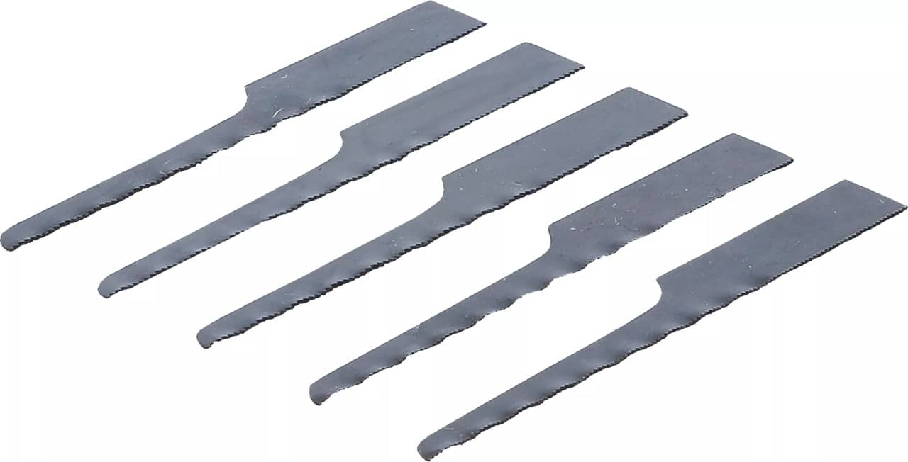 Set pânze pentru fierastrau pneumatic BGS 3400, 3260-1, 5 piese, BGS 9594 – Tinichigerie / Vopsitorie Set pânze pentru fierastrau pneumatic BGS 3400, 3260-1, 5 piese, BGS 9594 - Tinichigerie / Vopsitorie