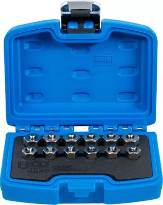 Set pentru etansarea injectoarelor inainte de testul de pierdere a presiunii | Siemens, Bosch, Denso, Delphi | 12 piese, BGS 9540