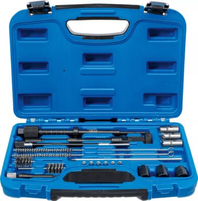 Set pentru rectificat scaune si lacas injectoare + extractor pentru saiba etansare injector, BGS 8723