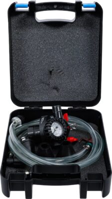 Set pentru verificare pierderi, golire, reumplere si aerisire sistem de racire, 6 piese, BGS 9502