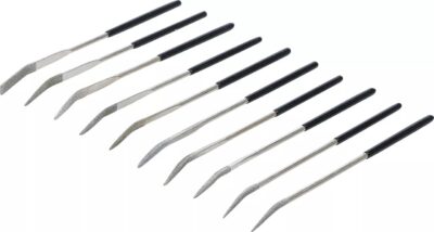 Set pile diamantate curbate, 140x3 mm, 10 bucati, BGS 1921