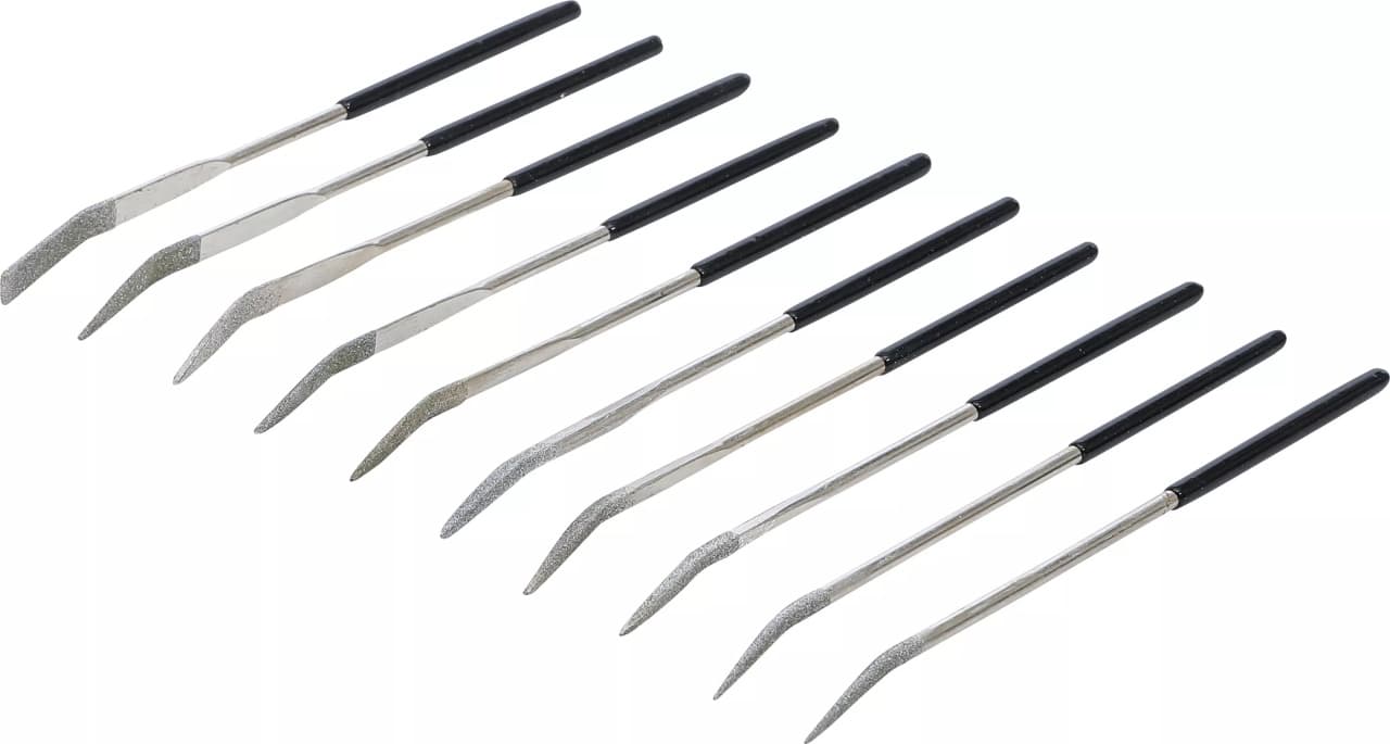 Set pile diamantate curbate, 140×3 mm, 10 bucati, BGS 1921 – Ciocane/Perii si Pile Set pile diamantate curbate, 140x3 mm, 10 bucati, BGS 1921 - Ciocane/Perii si Pile