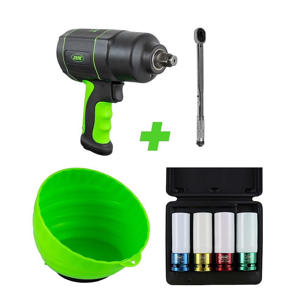 Set pistol de impact 1/2″ cheie dinamometrica 4 tubulare si recipient magnetic JBM – Pistoale de impact si clicheti Set pistol de impact 1/2" cheie dinamometrica 4 tubulare si recipient magnetic JBM - Pistoale de impact si clicheti