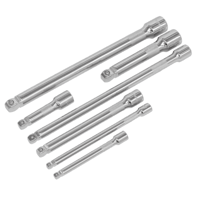 Set prelungitoare, 1/4”, 3/8”, 1/2”, 7 piese, Sealey