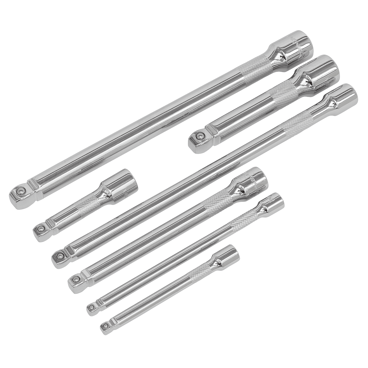 Set prelungitoare, 1/4”, 3/8”, 1/2”, 7 piese, Sealey – Adaptoare si prelungitoare Set prelungitoare, 1/4”, 3/8”, 1/2”, 7 piese, Sealey - Adaptoare si prelungitoare