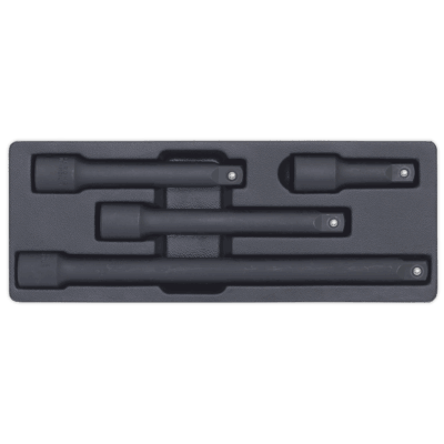 Set prelungitoare de impact, 4 piese, 1/2"