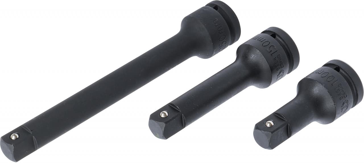 Set prelungitoare de impact, patrat antrenare 3/4″, 3 piese, BGS 8840 – Adaptoare si prelungitoare Set prelungitoare de impact, patrat antrenare 3/4", 3 piese, BGS 8840 - Adaptoare si prelungitoare