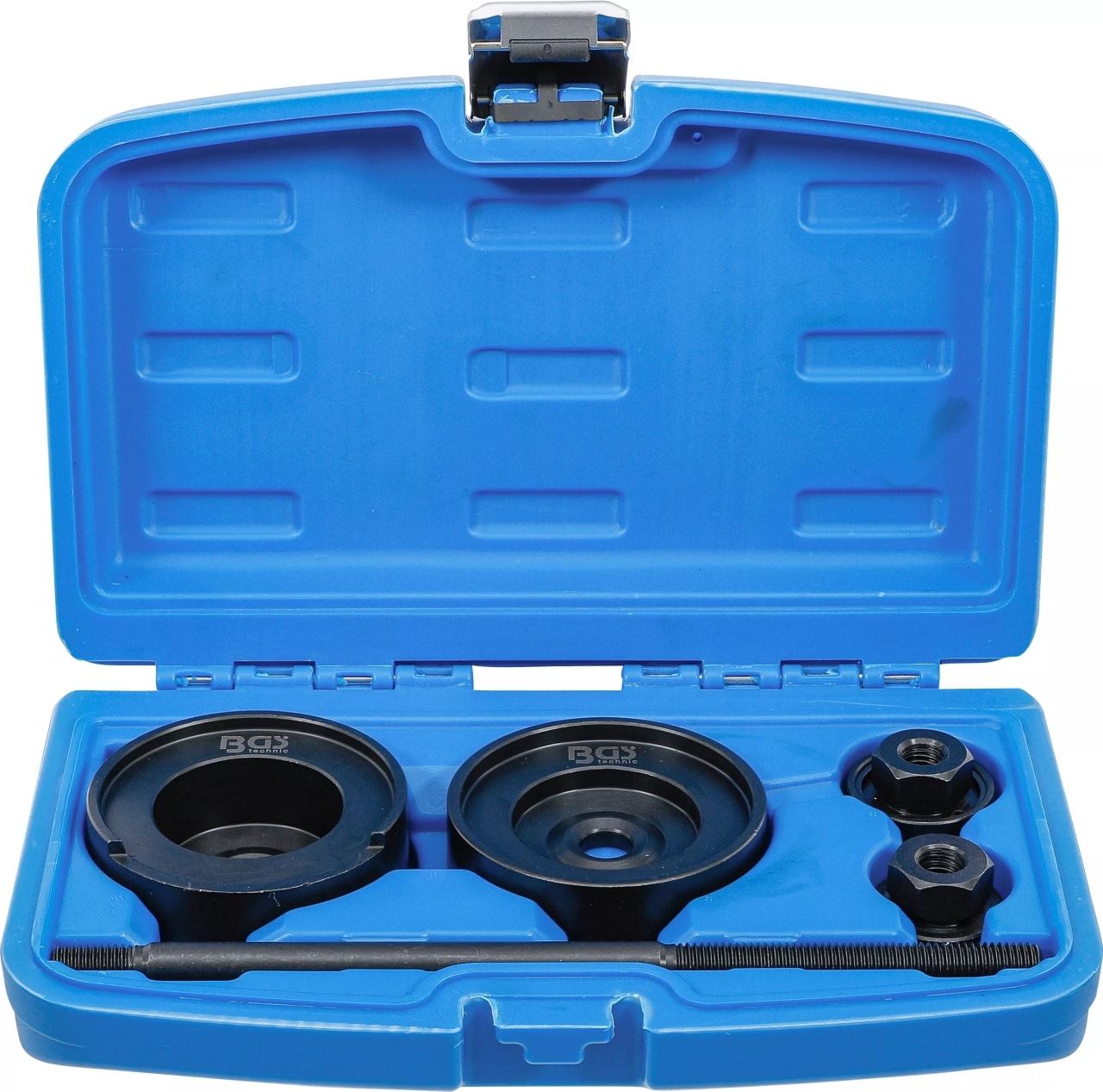 Set presa montat/demontat bucsi axa spate VW GOLF /AUDI A3, BGS 8437 – Recuperatoare/Extractoare si Prese Set presa montat/demontat bucsi axa spate VW GOLF /AUDI A3, BGS 8437 - Recuperatoare/Extractoare si Prese