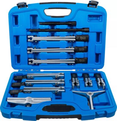 Set prese de rulmenti cu 2 si 3 brate, 12 piese, BGS 7760