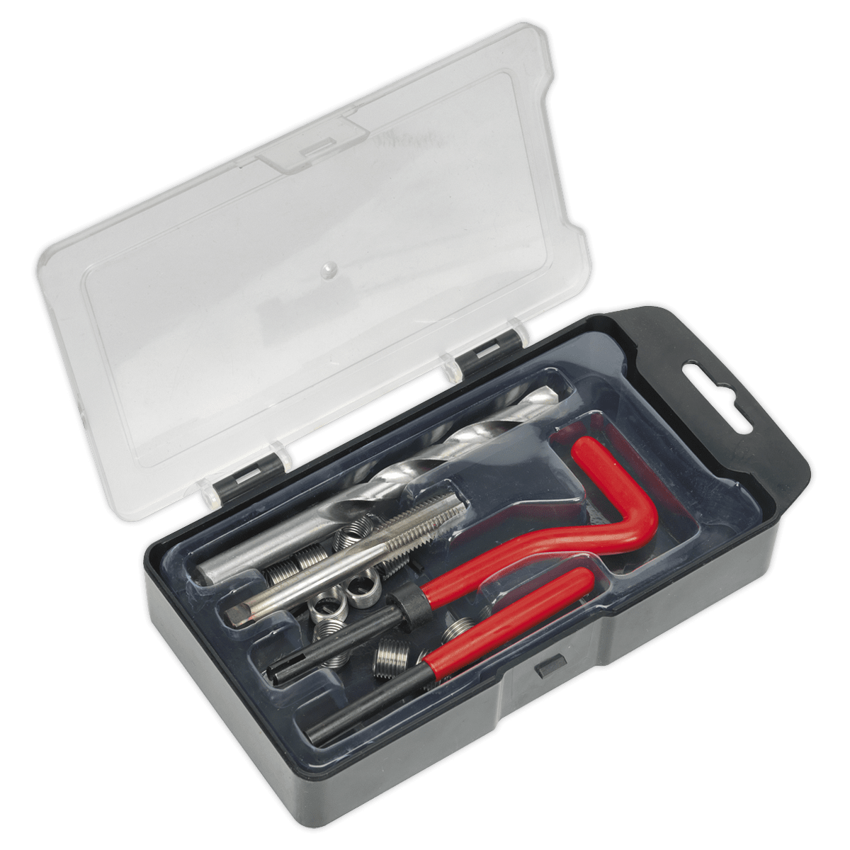 Set rectificatoare pentru filet, M10 x 1.5mm, Sealey – In lucru Set rectificatoare pentru filet, M10 x 1.5mm, Sealey - In lucru