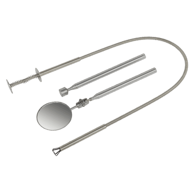 Set recuperator magnetic si oglinda, 3 piese - In lucru