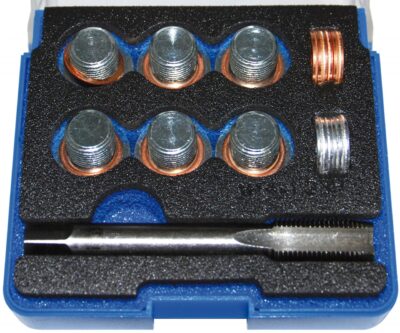 Set reparaţie pentru filet baie scurgere ulei M14 x 1,25 mm, BGS 151