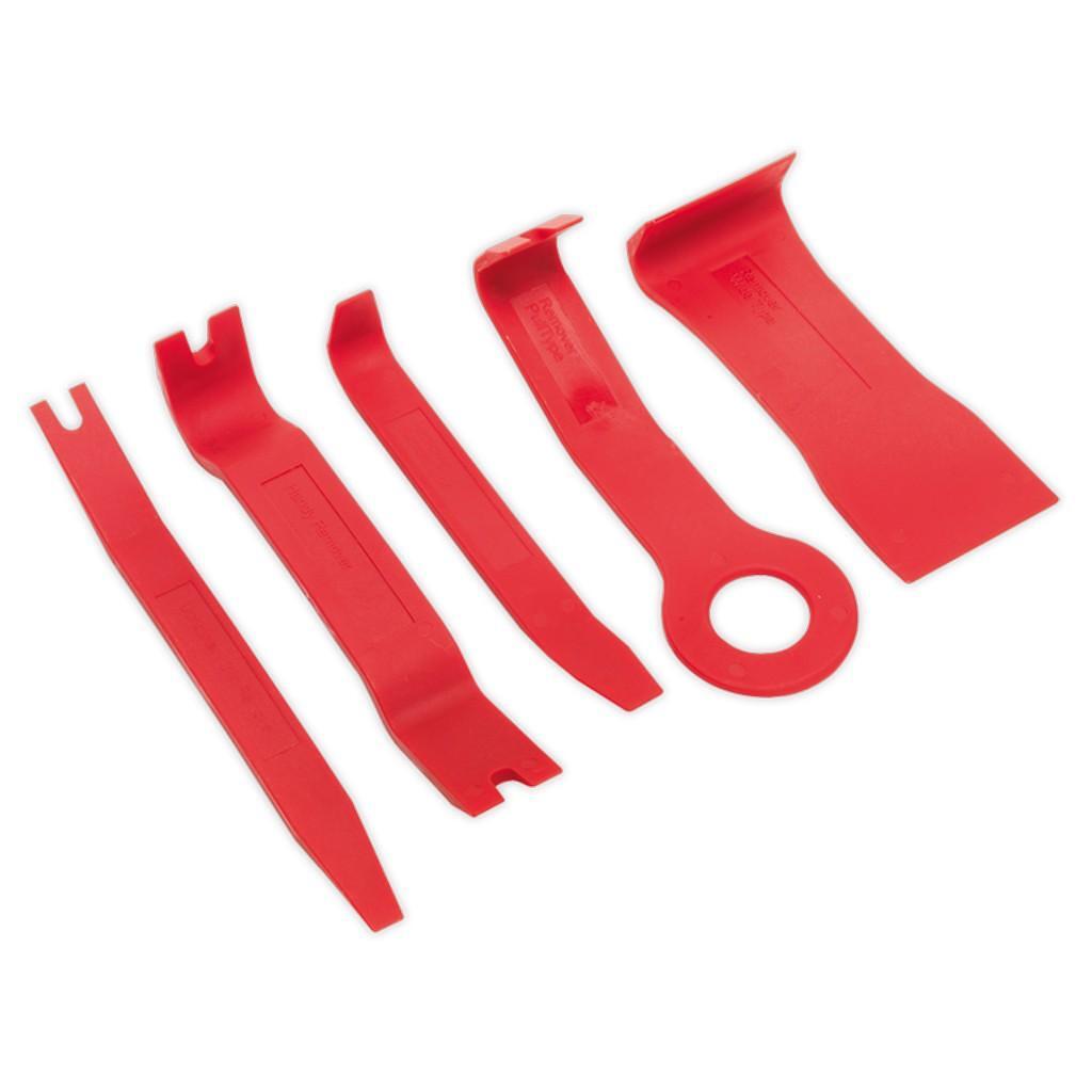 Set scule pentru demontarea ornamentelor, 5 piese – In lucru Set scule pentru demontarea ornamentelor, 5 piese - In lucru