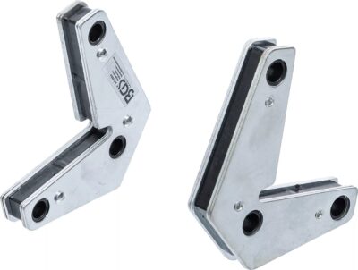 Set suporţi magnetici de forţa | Forma L | 9 kg | 2 piese, BGS 9684