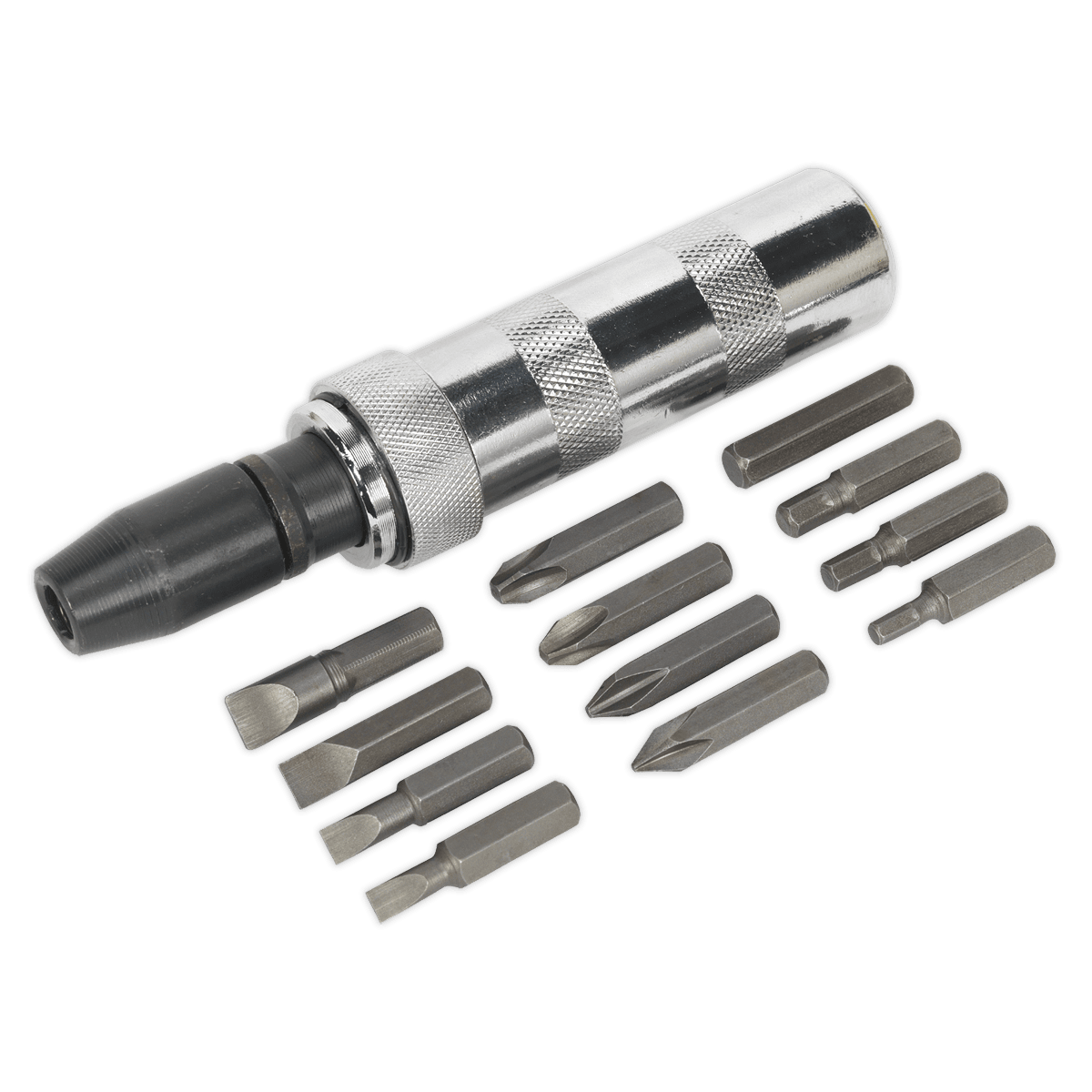Set surubelnita de impact, 1/2″, 15 piese, Sealey – Surubelnite/Torx-uri si Inbusuri Set surubelnita de impact, 1/2", 15 piese, Sealey - Surubelnite/Torx-uri si Inbusuri