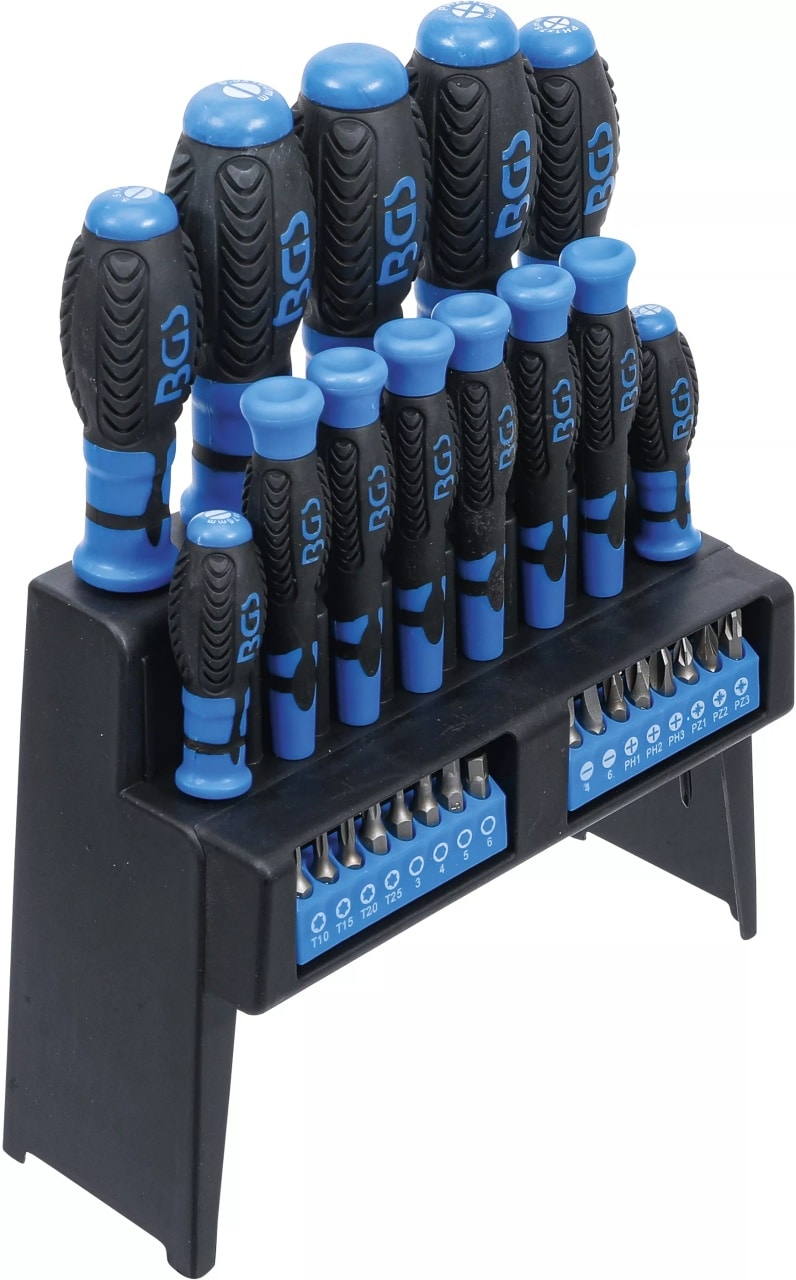 Set surubelnite, cu sortiment de biţi, in suport de plastic, 29 piese, BGS 6825 – Surubelnite/Torx-uri si Inbusuri Set surubelnite, cu sortiment de biţi, in suport de plastic, 29 piese, BGS 6825 - Surubelnite/Torx-uri si Inbusuri