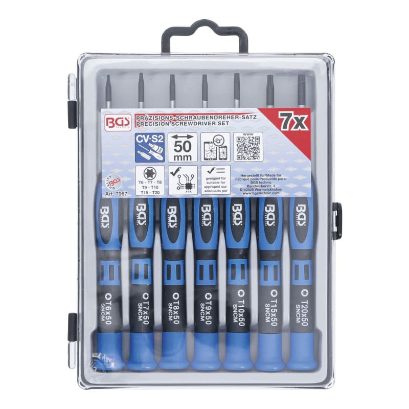 Set surubelnite Torx T6 – T20, 7 piese, BGS 7967 – Surubelnite/Torx-uri si Inbusuri Set surubelnite Torx T6 - T20, 7 piese, BGS 7967 - Surubelnite/Torx-uri si Inbusuri
