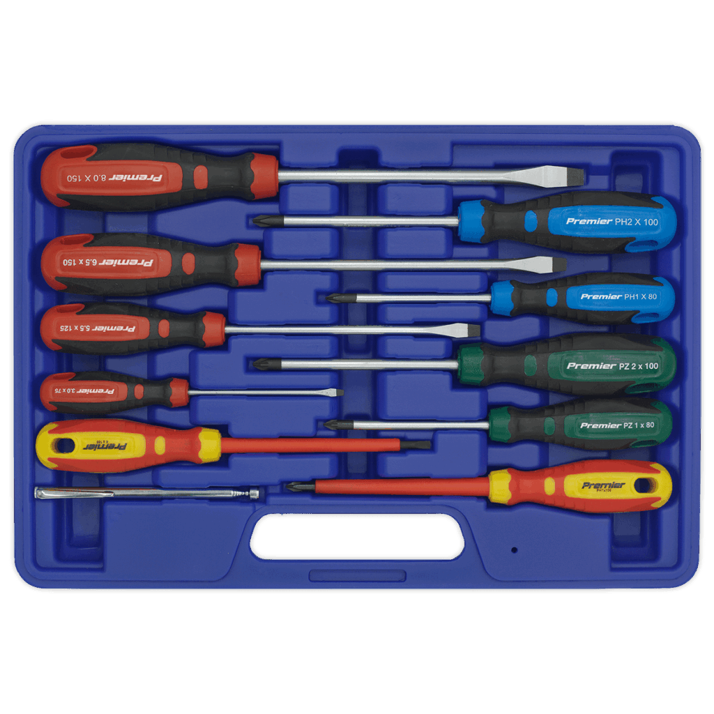 Set surubelnite GripMAX, 11 piese, Sealey - Surubelnite/Torx-uri si Inbusuri