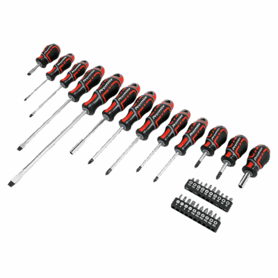 Set surubelnite GripMAX® si bit-uri 33 piese Sealey