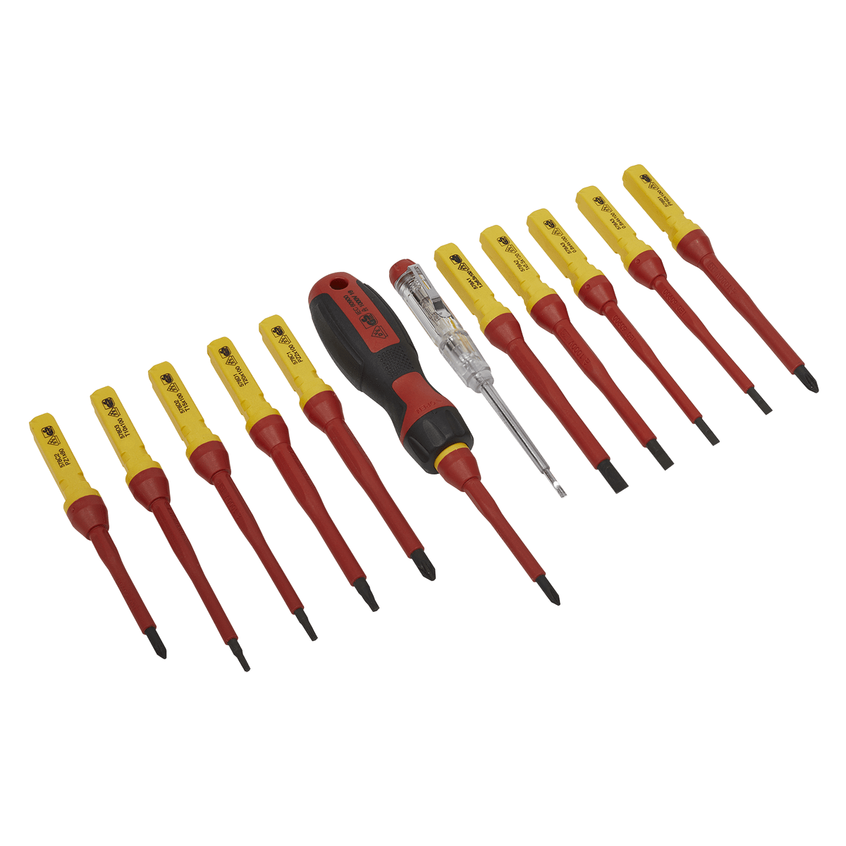 Set surubelnite interschimbabile, izolate electric, 13 piese – Surubelnite/Torx-uri si Inbusuri Set surubelnite interschimbabile, izolate electric, 13 piese - Surubelnite/Torx-uri si Inbusuri